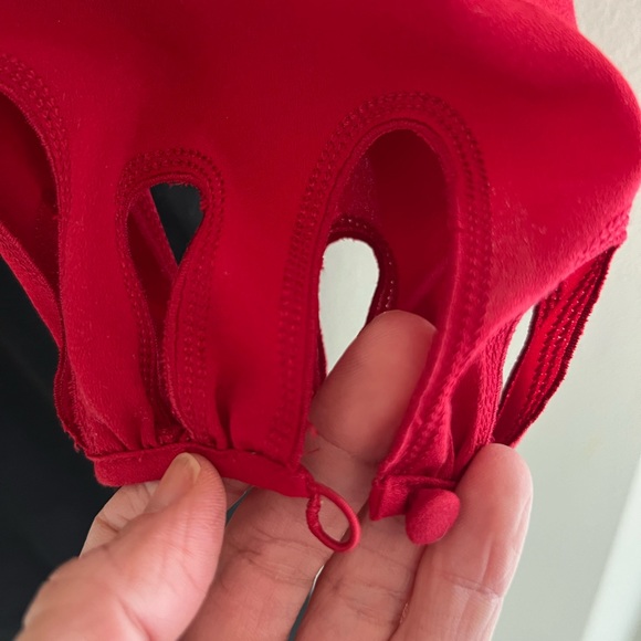 White House Black Market Red and White Dress Size 2 - Picture 6 of 9